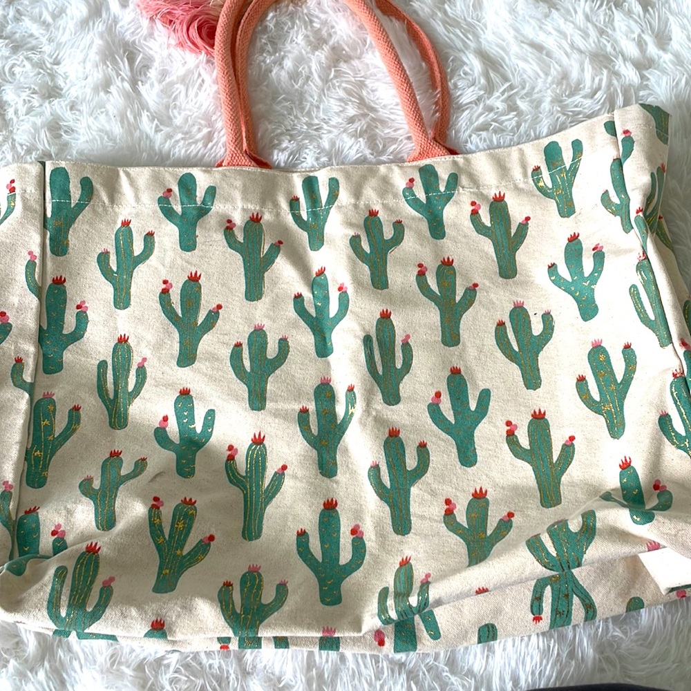 Large tote bag Cactus